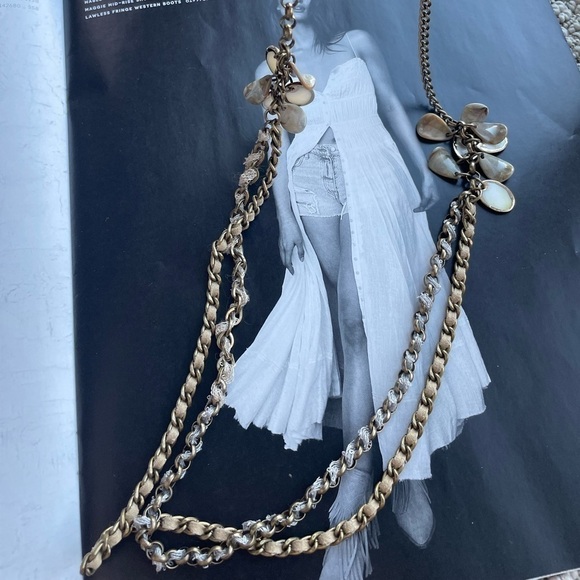 LOFT vintage piece long statement necklace - Picture 3 of 3